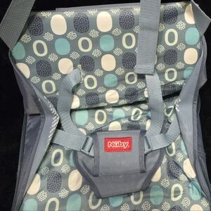 Nuby foldable booster seat- Grey